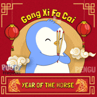 恭喜发财 Chinese New Year GIF by Pudgy Penguins