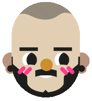 Happy Face Sticker by Tamago Design