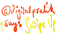 Swipe Up Sticker by Digital Pratik