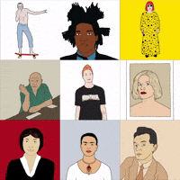 motionbynatasha 2d animation artists warp fine art GIF