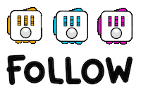 Follow Sticker by Antsy Labs