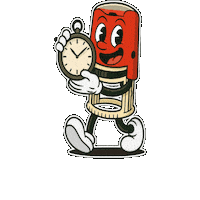TraxxPrinter time clock countdown stamp Sticker