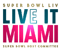 MIASBLIV miami super bowl superbowl sbliv Sticker