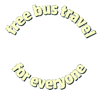 Public Transport Holyrood Sticker by Scottish Greens