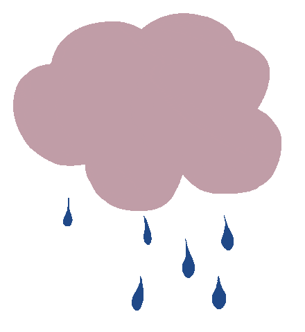 Pouring Rainy Day Sticker by ThePaiz