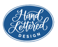 Sticker by Hand Lettered Design