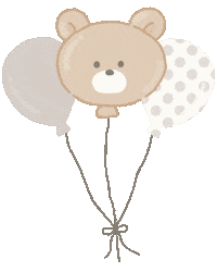 Bear Balloon Sticker