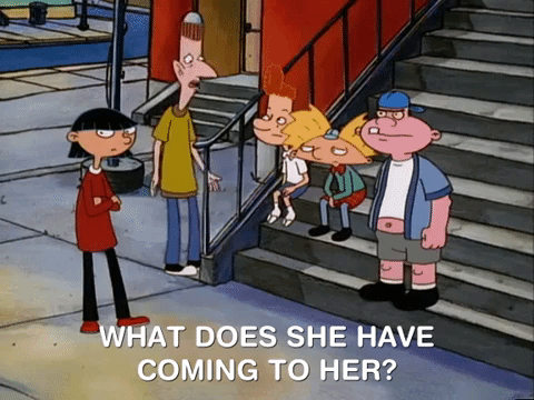 hey arnold nicksplat GIF