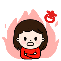Huggies_korea angry baby family mom Sticker