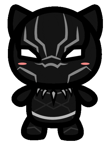 Black Panther Marvel Sticker