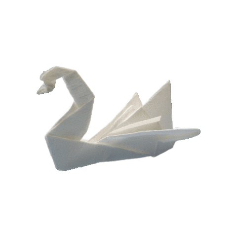 Bird Origami Sticker