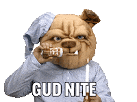 Tired Good Night Sticker by MUG ROOT BEER