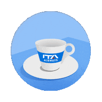 Coffee Morning Sticker by ITA Airways