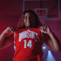 Basketball Hype GIF by Ohio State Athletics