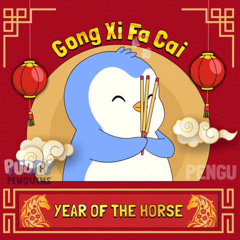 恭喜发财 Chinese New Year GIF by Pudgy Penguins