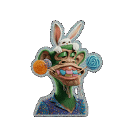 Rabbit Hole Bunny Sticker by The LSD Hotel