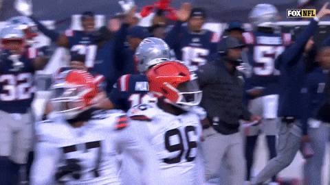 Football Celebration GIF by New England Patriots