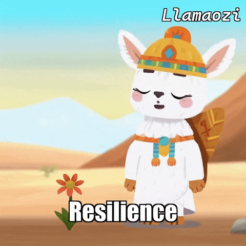 Flower Strength GIF by Llamaozi