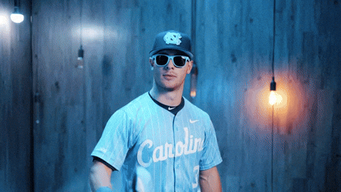University Of North Carolina Baseball GIF by UNC Tar Heels