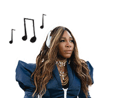 Serena Williams Queen Sticker by Beats by Dre