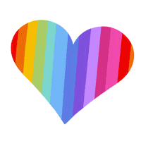 Proud Gay Pride Sticker by bloom daily planners