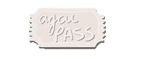 Pass Ticket Sticker by AGCV SHOP