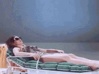 aww sunbathing GIF