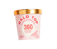 icecream strawberry Sticker by Halo Top Creamery