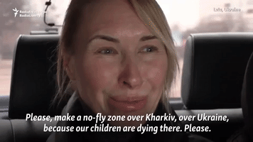 Kharkiv Woman Pleads to Close Ukrainian Airspace