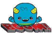 Halloween Monster Sticker by Scentco Inc