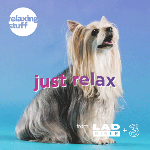 Just Relax Three Uk GIF by Relaxing Stuff