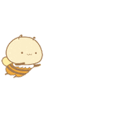 Fly Bee Sticker by てくのハウス｜てくマル＆マキびぃ