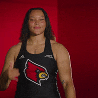 Track And Field Go Cards GIF by Louisville Cardinals