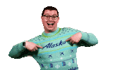 Sweater Iflyalaska Sticker by Alaska Airlines