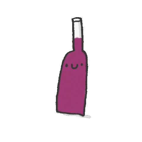 Drunk Red Wine Sticker by jagheterpiwa