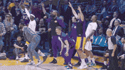excited lebron james GIF by NBA
