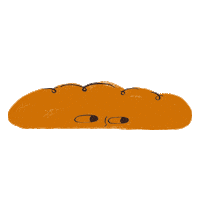 Breakfast Croissant Sticker by Halcyon Nights