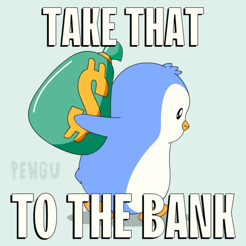 Money Saving GIF by Pudgy Penguins