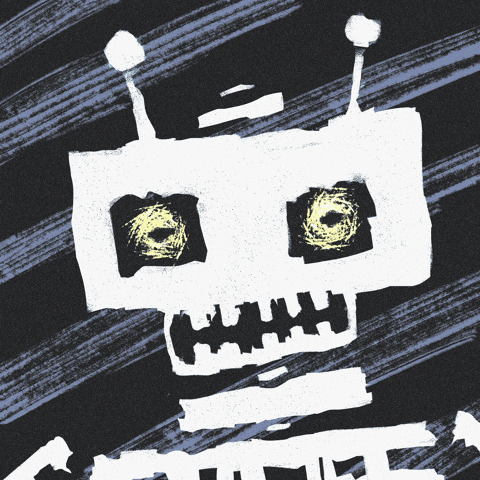 Animation Glitching GIF