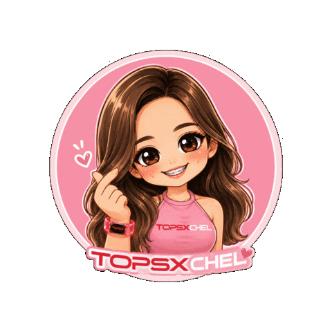 Pink Top Sticker