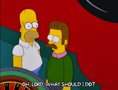Praying Season 10 GIF by The Simpsons