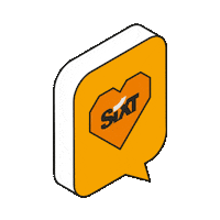 Teamorange Sticker by Sixt