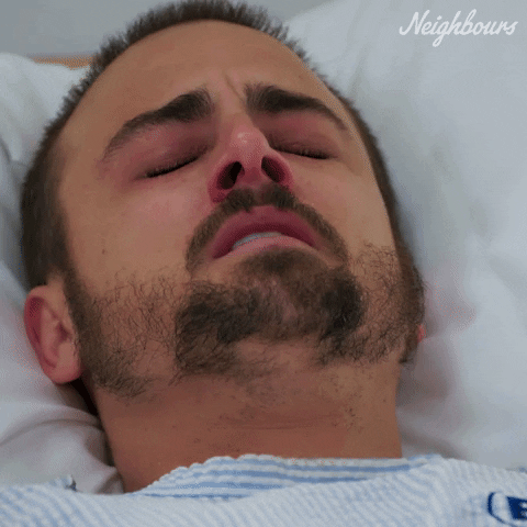 Sad Bad News GIF by Neighbours (Official TV Show account)