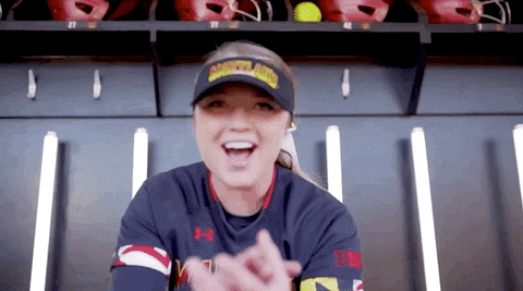 University Of Maryland Clapping GIF by Maryland Terrapins
