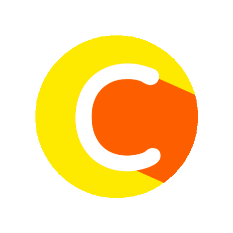 Orange Abc Sticker