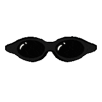Slengkiy black sunglasses glasses hitam Sticker