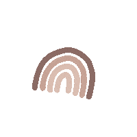 melinacamberbet rainbow brown rainbow Sticker