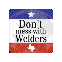 Welding Blue Demon Sticker by Pipeliners Cloud