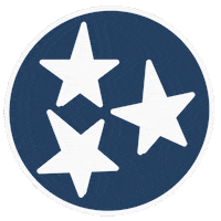 Tennessee Tn Sticker by Willow Tree Creative
