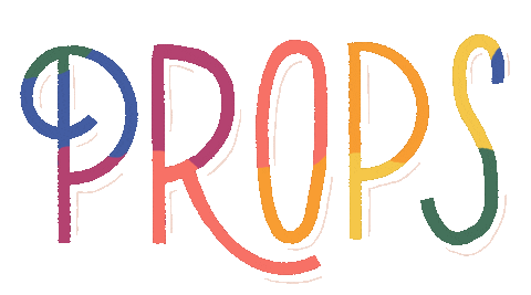 Props Sticker by Andrea Tredinick